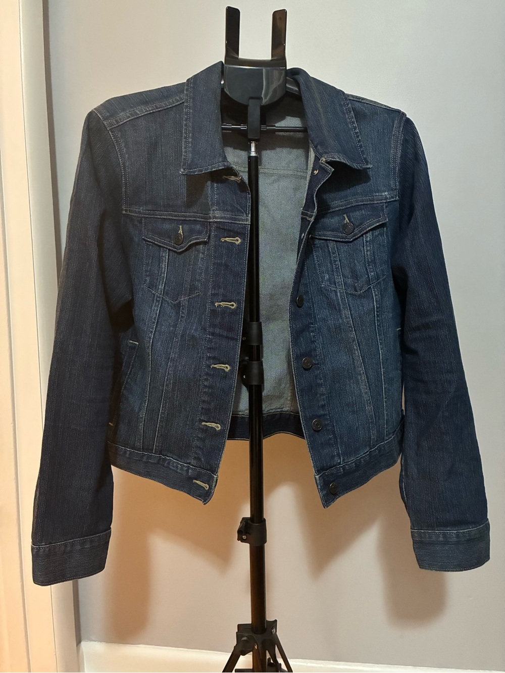 Banana Republic Women's Dark Blue Denim Jacket